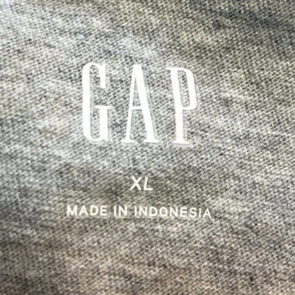 GAP GRAY Tshirt - Size XL - 0575LR-2A - Picture 3 of 4